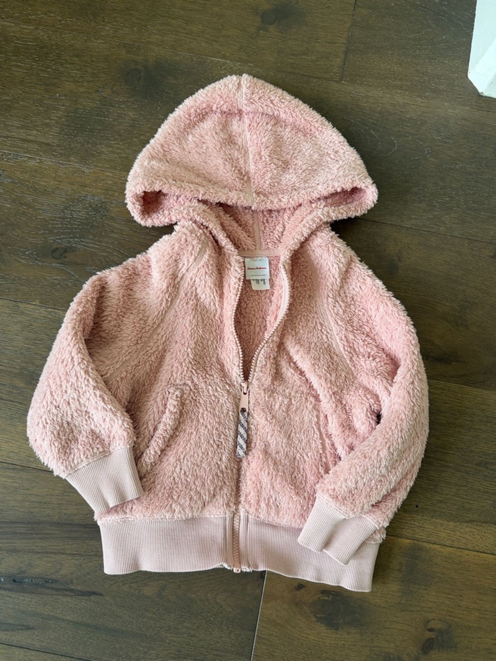 Hannah Andersson Sherpa zip hoodie